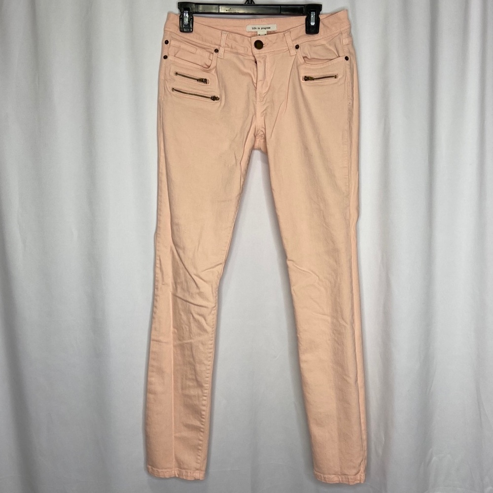 Pink jeans